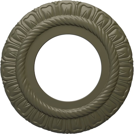 Claremont Ceiling Medallion (Fits Canopies up to 5 5/8"), 9"OD x 4 1/2"ID x 1/2"P, Painted Turtle